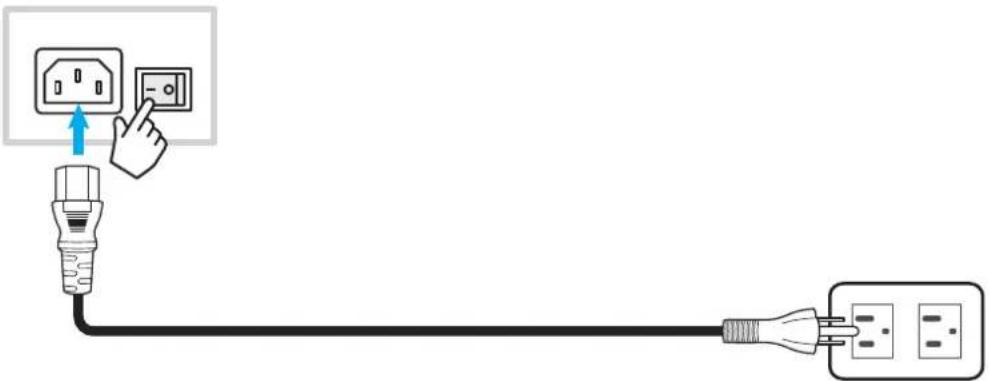 OPTOMA 3651RK - Branchement à l'alimentation - 1