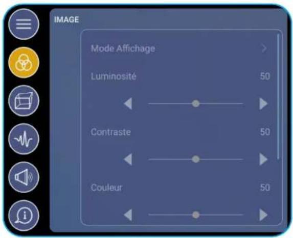 OPTOMA 3651RK - Configurer les paramètres d'image - 1