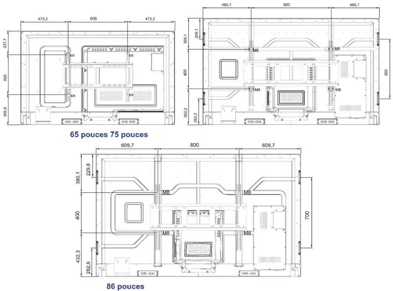 OPTOMA 3651RK - Installation par montage mural - 3