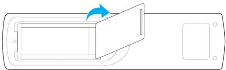 OPTOMA 3751RK - Installation/Remplacement des piles de la télécommande - 1
