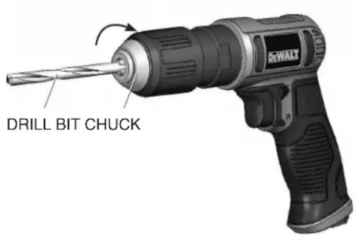 DEWALT DWMT70786L - Installing/Removing Drill Bits Continued - 1