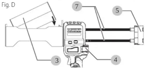 DEWALT DCE591D1 - Inserting a Cartridge (Fig. D) - 1