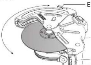 DEWALT DWE4606 - Ajuste de la proteccion externa (Fig. 5) - 1