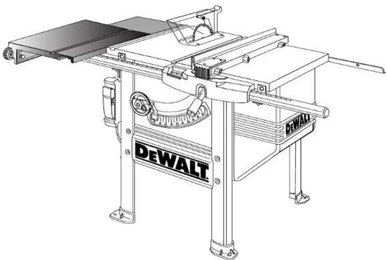 DEWALT DW7461 - Cleaning Slide Table: - 1