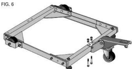 DEWALT DW7460 - PASO 7. Instale el subconjunto de rodaje (Fig. 6). - 1
