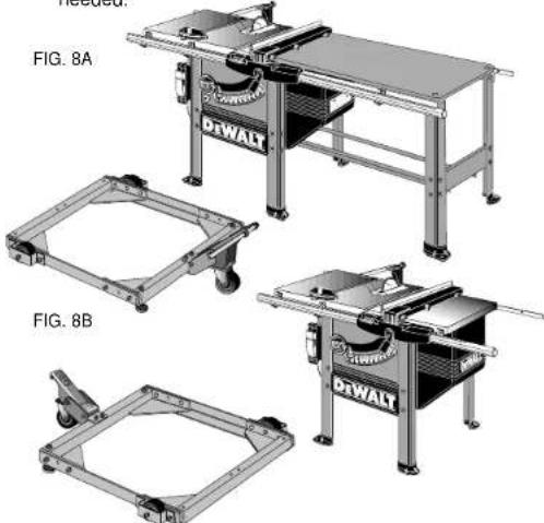 DEWALT DW7460 - STEP 8. Attaching extension lever (Fig. 7). - 2