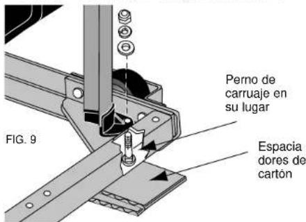 DEWALT DW7460 - PASO 10. Inserte los permos y espaciadores bajo la base. (Figs. 9). - 1