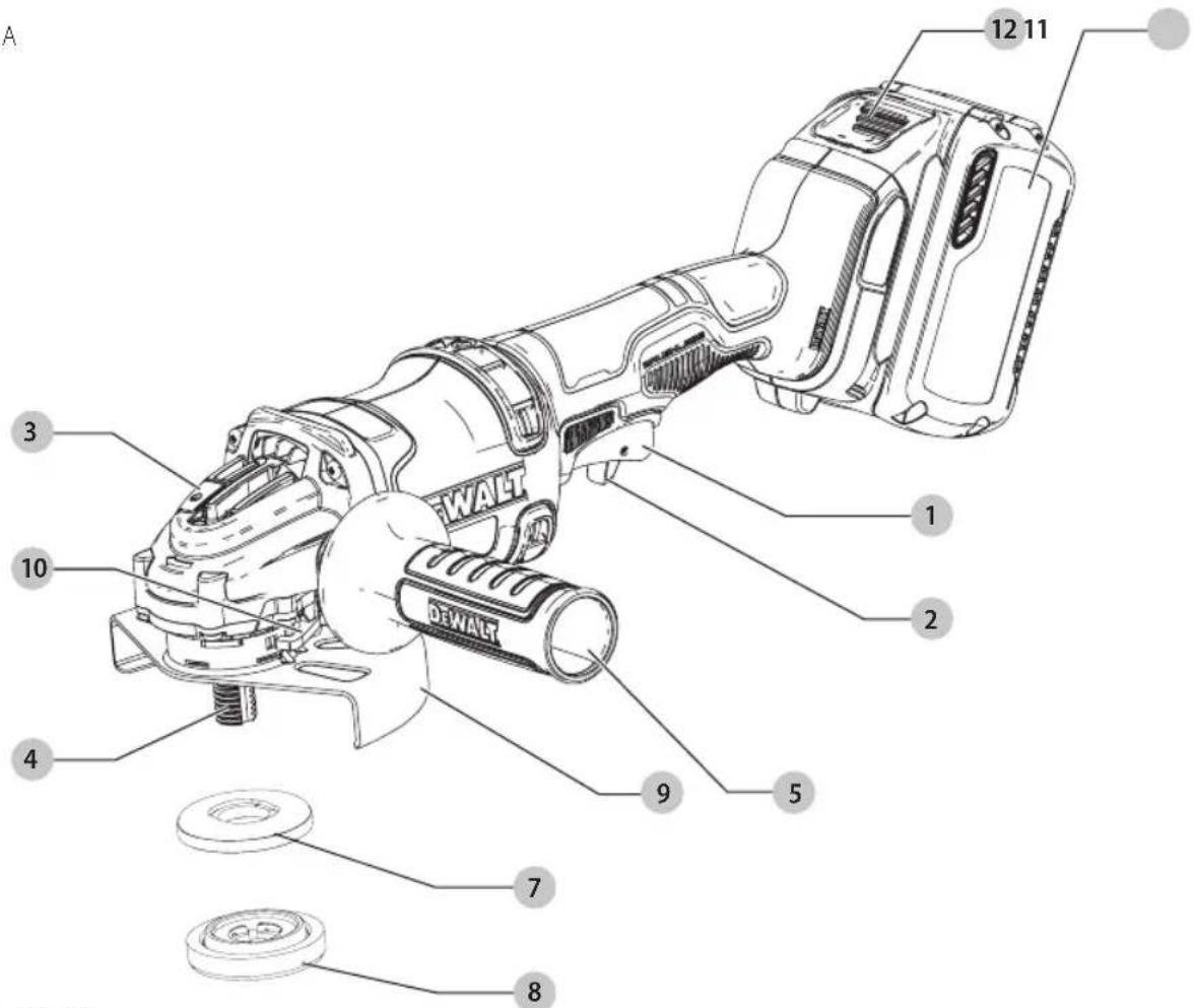 DEWALT DCL043 - Définitions : symboles et termes d'alarmes sécurité - 1
