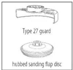 DEWALT DCL043 - 4.5'' (115 mm) and 6'' (150 mm) Sanding Flap Discs - 2