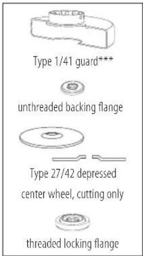 DEWALT DCL043 - 4.5" (115 mm) and 6" (150 mm) Cutting Wheels - 1