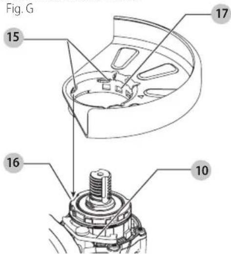 DEWALT DCL043 - Montage du carter de protection (Fig. G) - 1
