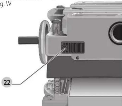 DEWALT DW735X - Para Reemplazar las Escobillas de la Cepilladora (Fig. V, W) - 1