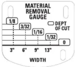 DEWALT DW735X - Anchura, Altura y espesor Mínimos y Máximos - 1