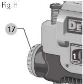 DEWALT DW735X - Tope de Torre (Fig. H) - 1