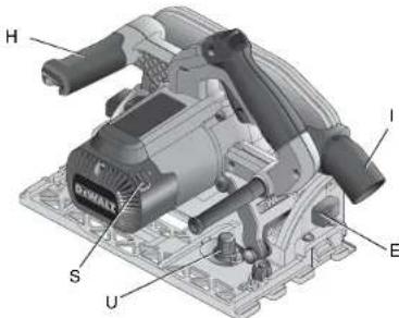 DEWALT DWS520SKH - COMPONENTS (Fig. 1-3, 8) - 2