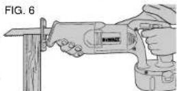 DEWALT DC380K - Sciage (Figure 6) - 1