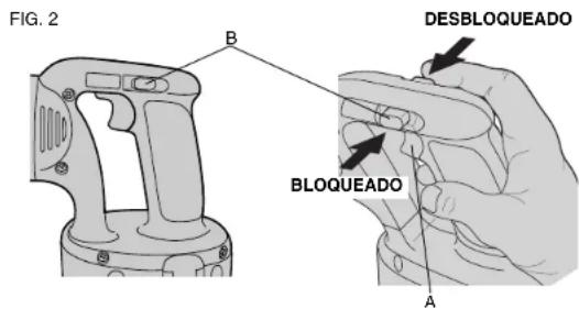 DEWALT DC380K - Conmutador (velocidad variable) (Fig. 2) - 1