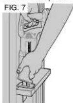 DEWALT DC380K - CORTE CENTRAL (TIPO ORIFICIO) O VERTICAL - SOLO CON MADERA (FIG. 8) - 1