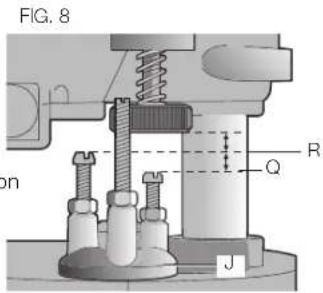 DEWALT DW625 - Réglage séquentiel de la profondeur (Fig. 8) FIG.8 - 1