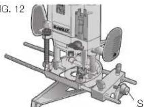 DEWALT DW625 - Utilización de la guía de borde (Fig. 11, 12) - 2