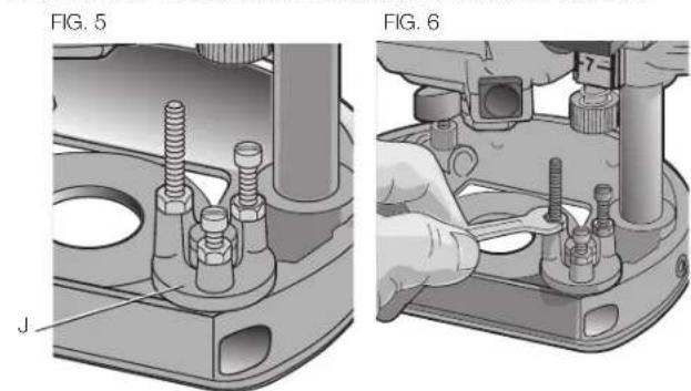 DEWALT DW625 - SISTEMA DE PARO DE TORRETA DE POSICIONES MULTIPLES (FIG. 5-7) - 1