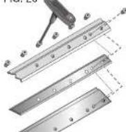 DEWALT DW734 - CHANGING THE PLANER KNIVES - 4