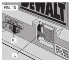 DEWALT DW734 - Reglage de precision - 2