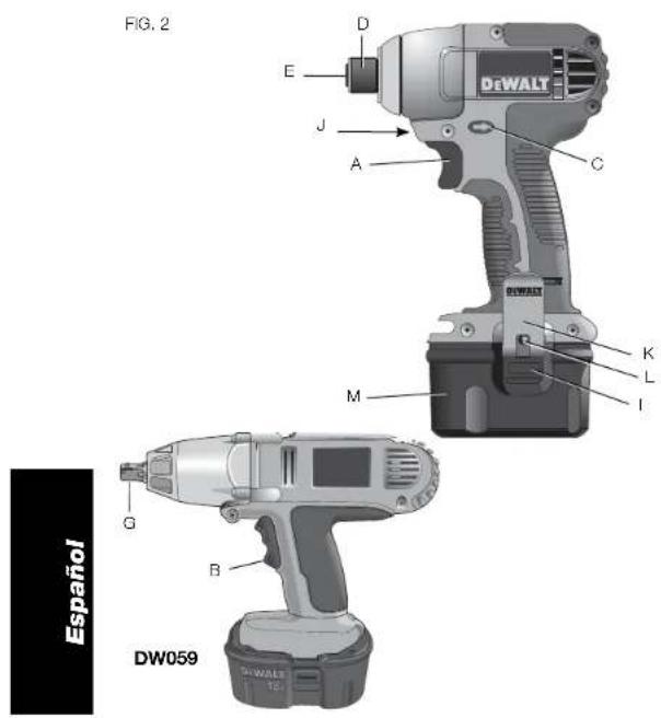 DEWALT DC827KL - Recomendaciones de almacenamiento - 1