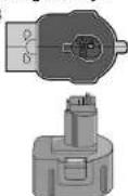 DEWALT DC612KA - Installing and Removing the Battery Pack - 1