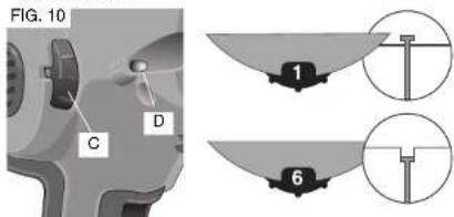 DEWALT DC612KA - Adjusting Depth (Fig. 10) - 1
