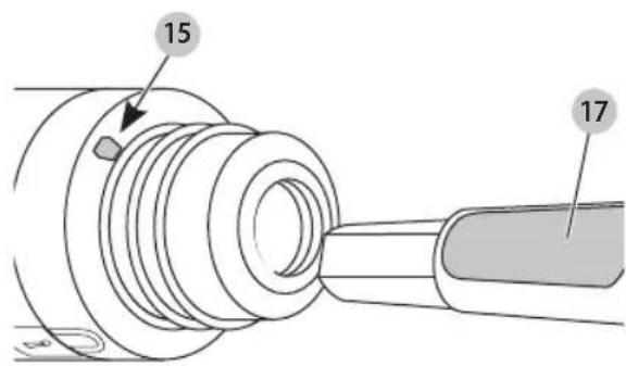 DEWALT D25553K - Inserting and Removing Spline Drive Accessories (Fig. C) - 2