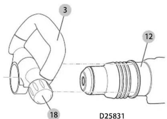 DEWALT D25553K - Side Handle (Fig. B) - 2