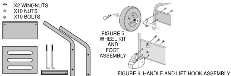 DEWALT DG2900 - WHEEL KIT ASSEMBLY (FIGURE 5) - 2