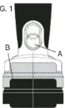 DEWALT DW006K2 - Installing and Removing the Battery (Fig. 1) - 1