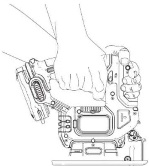 BLACK & DECKER BCS601 - Proper hand position (Fig. I) - 3