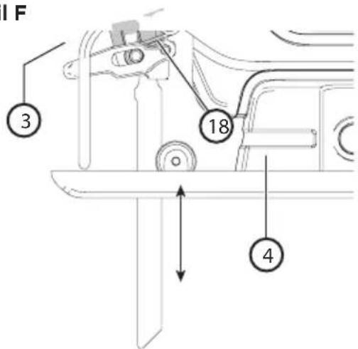 BLACK & DECKER BCS601 - Testere bıçağının takılması (Şekil A, F) - 1