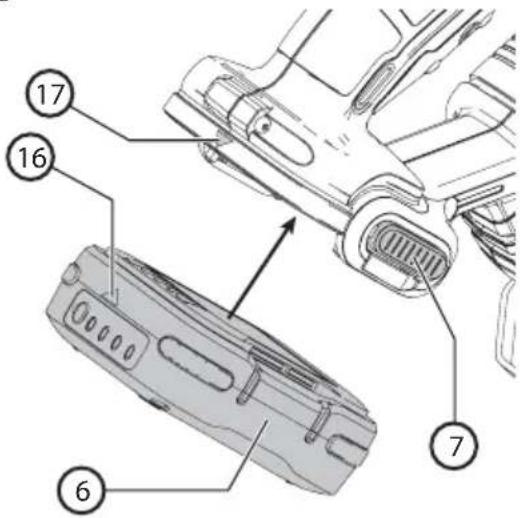 BLACK & DECKER BCS601 - GoPak ikisi bir arada akünün elektrikli alete takılması ve çıkartılması (Şekil G) - 1