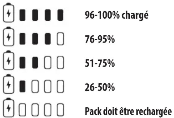BLACK & DECKER BCS601 - Indicateur de l'état du chargement (Fig. D) - 1