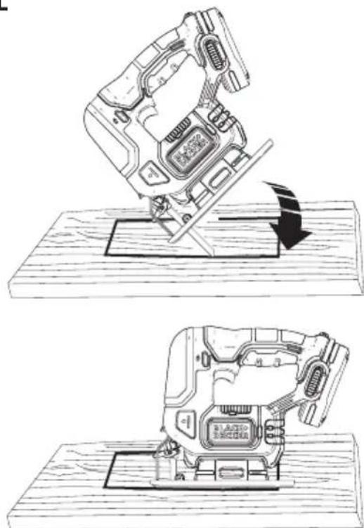 BLACK & DECKER BCS601 - Cep açma (Şekil L) - 1