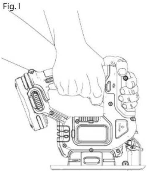 BLACK & DECKER BCS601 - Position correcte des mains (Fig. I) - 3