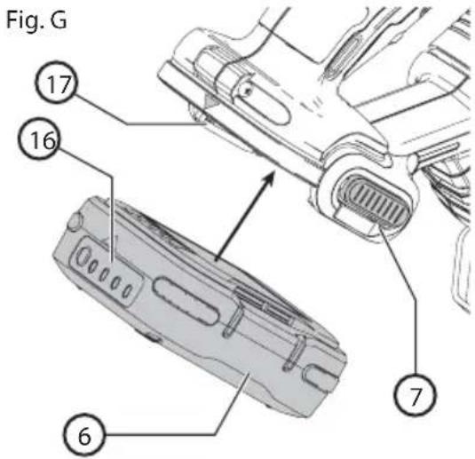 BLACK & DECKER BCS601 - Installer et retirer le bloc d'alimentation 2 en 1 GoPak dans un outil électrique (Fig. G) - 2