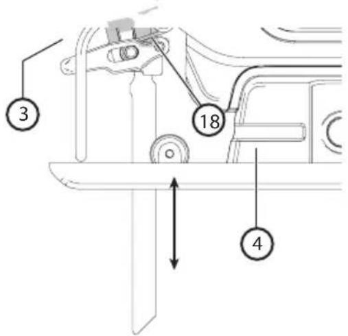 BLACK & DECKER BCS601 - Установка пильного полотна (Рис. А, F) - 1