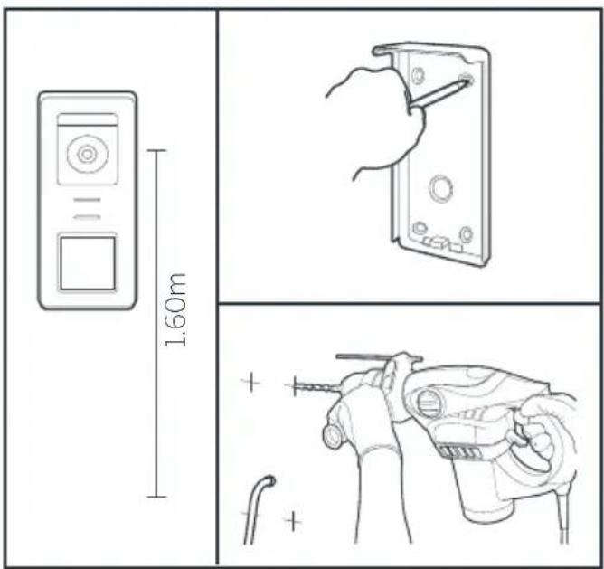 THOMSON 512263 - INSTALLATION OF THE MAIN OR ADDITIONAL INTERCOM PANEL - 2