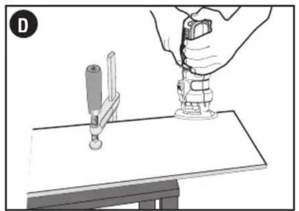 BLACK & DECKER Matrix BDCMTR - USO DE LA REBAJADORA (FIGURAS D Y E) - 1