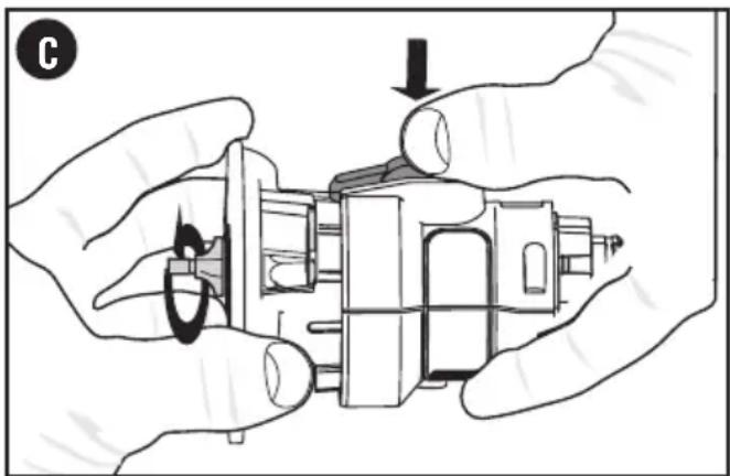 BLACK & DECKER Matrix BDCMTR - RéGLAGE DE LA PROFONDEUR DE TOUPILLAGE (FIG. C) - 1