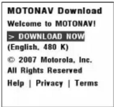 MOTOROLA T805 - Important: - 1
