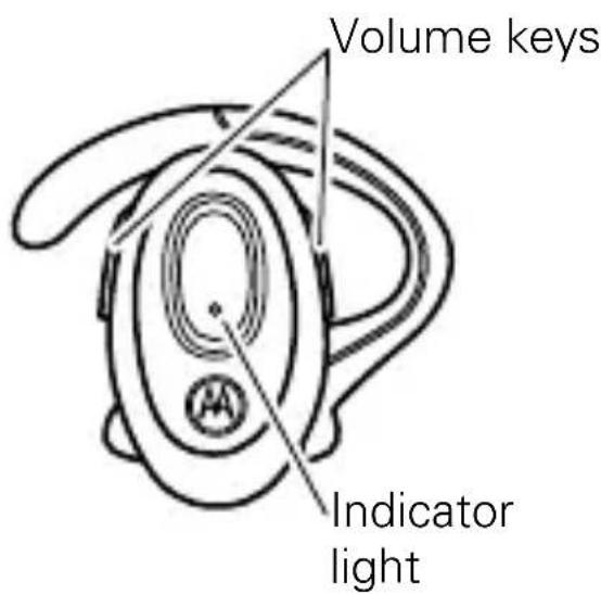 MOTOROLA H720 - set volume button - 1