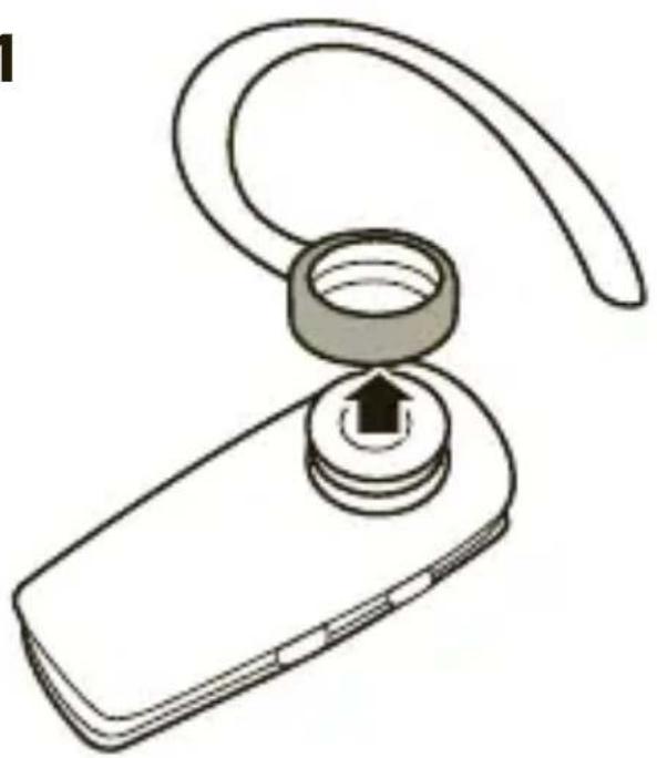 MOTOROLA H520 - wear with earhook - 1