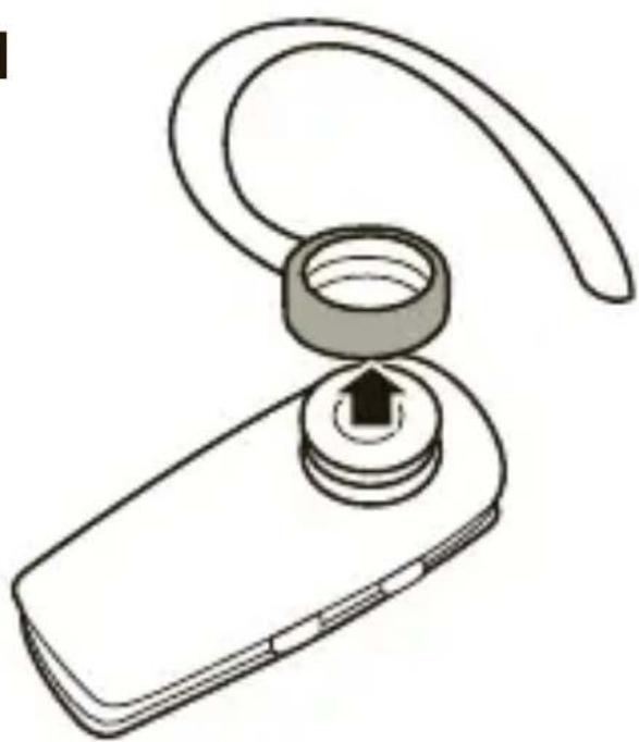 MOTOROLA H520 - utilisation du crochet d'oreille - 1