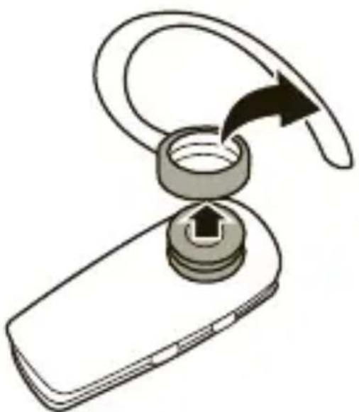 MOTOROLA H520 - uso con una almohadilla para auriculares - 1